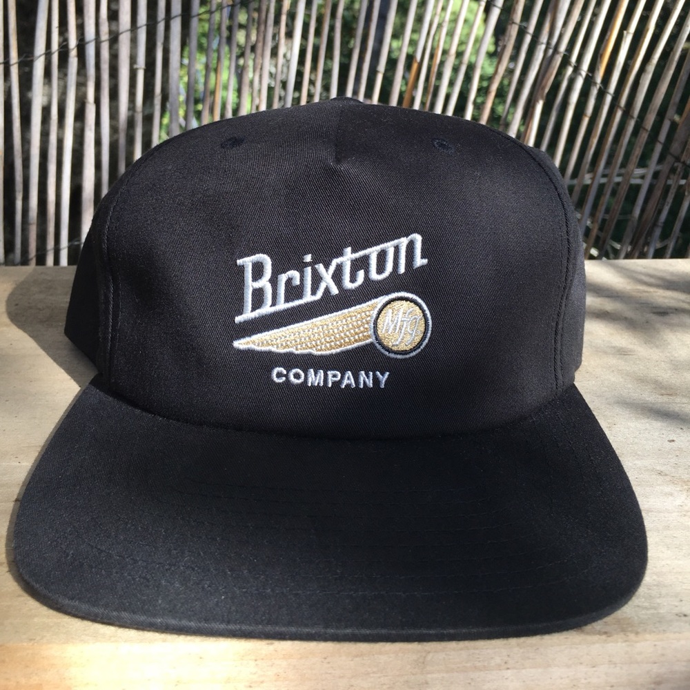 Brixton MFG Black Snap Back